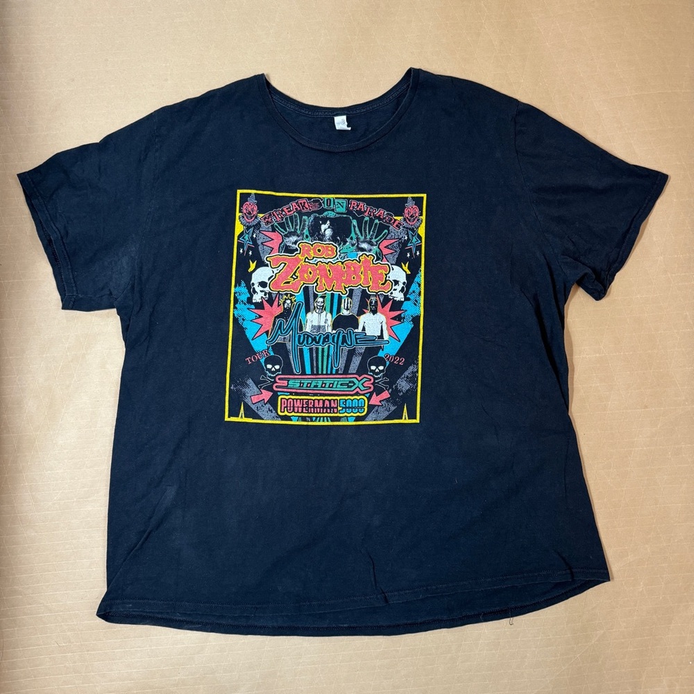 Rob Zombie 2022 tour‎ shirt 3XL